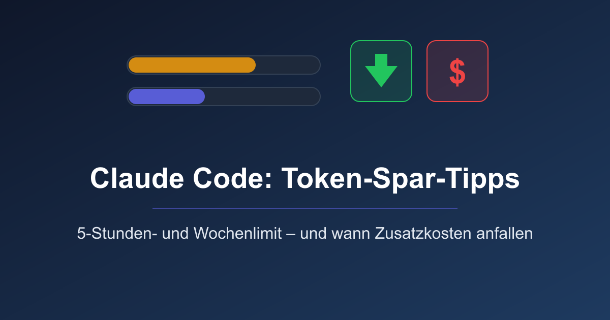 Powershare Token Code 10 Claude Code Token-Spar-Tipps & Zusatzkosten