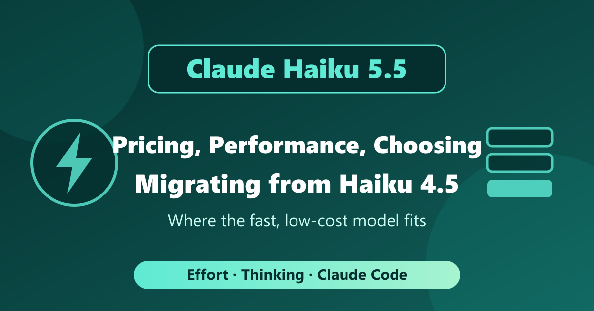 Claude Haiku 5.5: Pricing, Performance and Migration